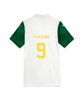 Palmeiras Vitor Roque #9 Maglia Gara Trasferta Repliche 2025-26 Maniche Corte